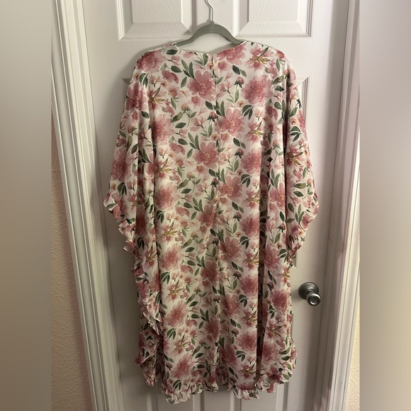 Dainty Jewells Pink and Green Floral Dress - Picture 4 of 4